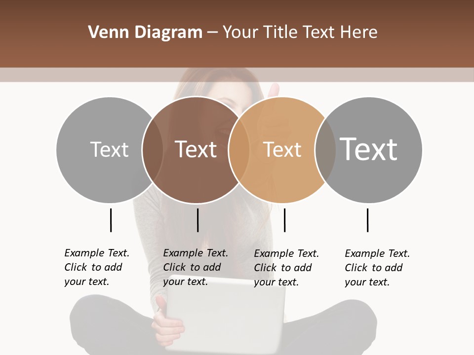 Internet Laptop Background PowerPoint Template