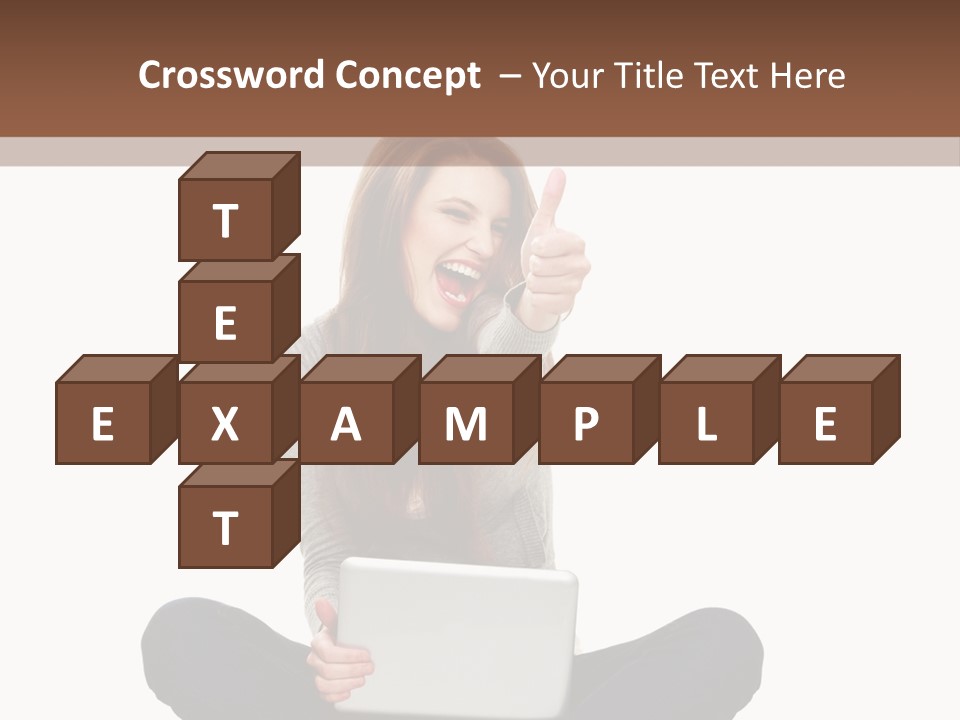 Internet Laptop Background PowerPoint Template