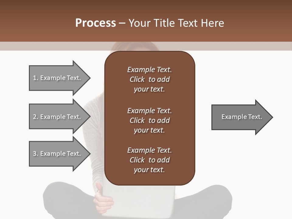 Internet Laptop Background PowerPoint Template