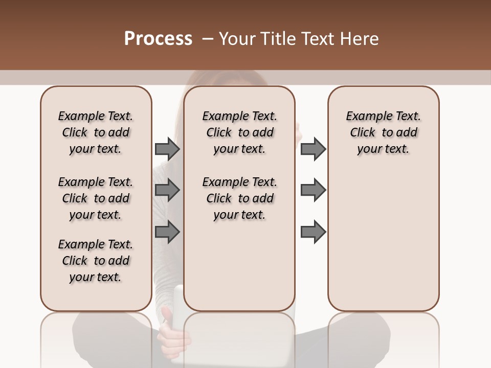 Internet Laptop Background PowerPoint Template