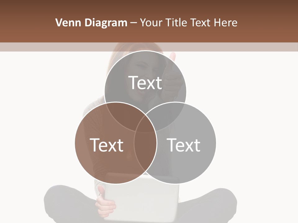 Internet Laptop Background PowerPoint Template