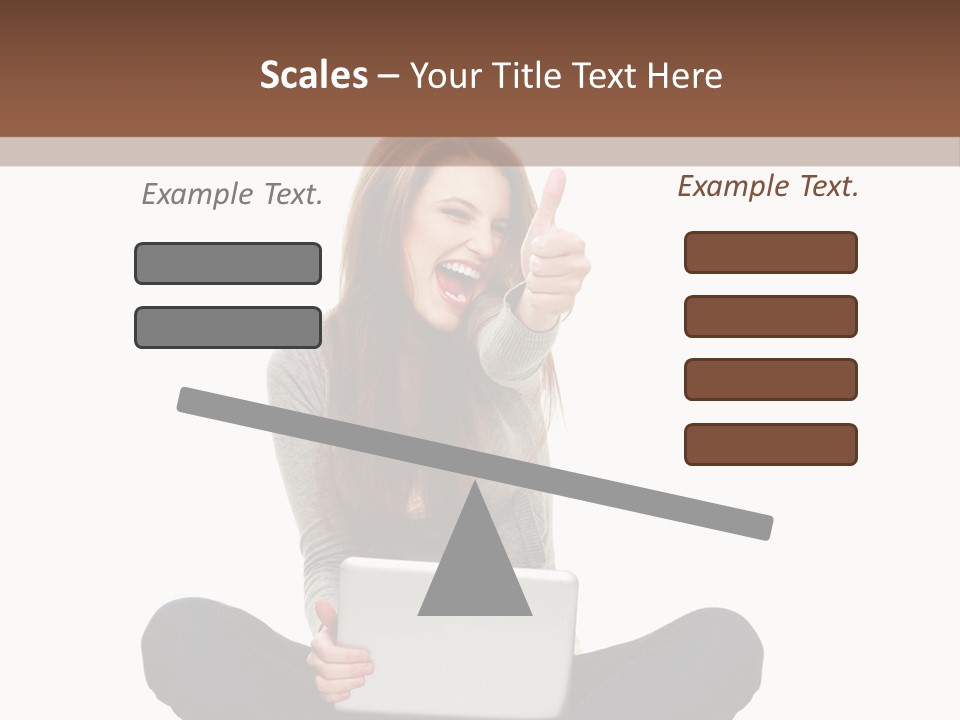 Internet Laptop Background PowerPoint Template