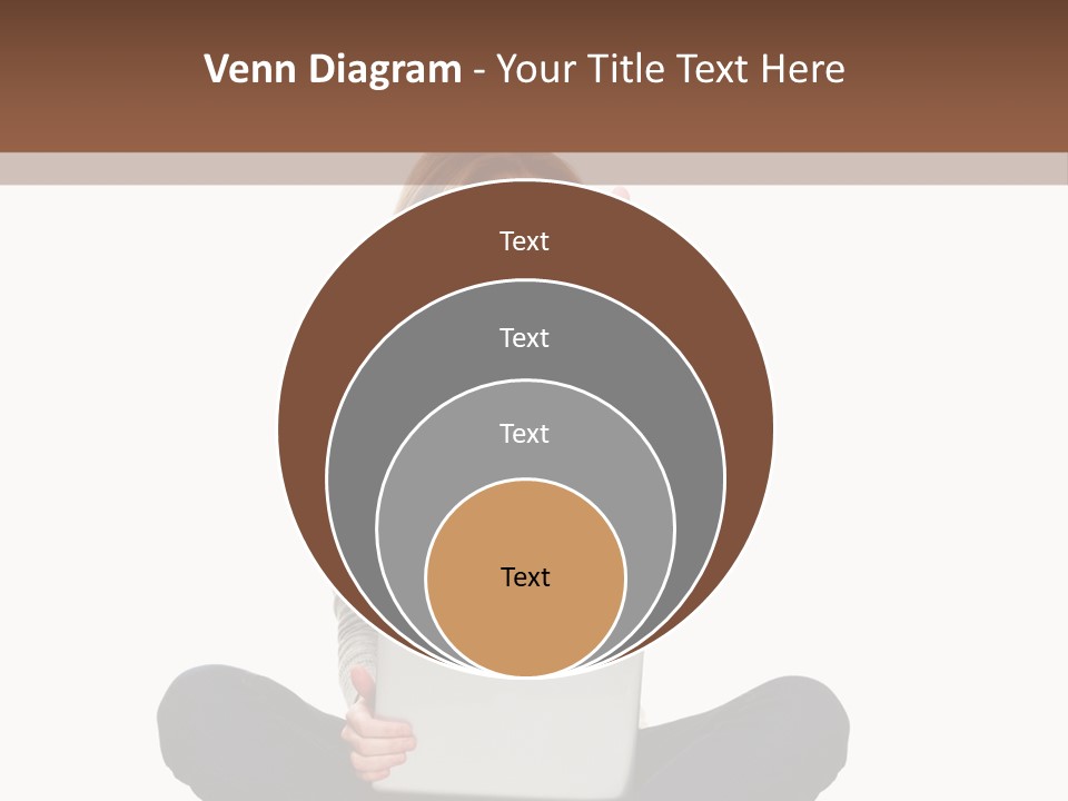 Internet Laptop Background PowerPoint Template