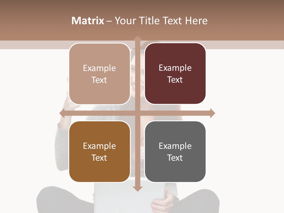 Laptop Browsing Thumbs PowerPoint Template