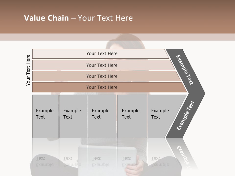 Laptop Browsing Thumbs PowerPoint Template