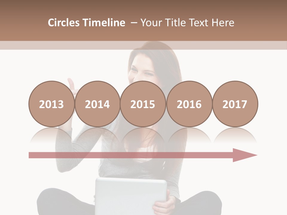 Laptop Browsing Thumbs PowerPoint Template