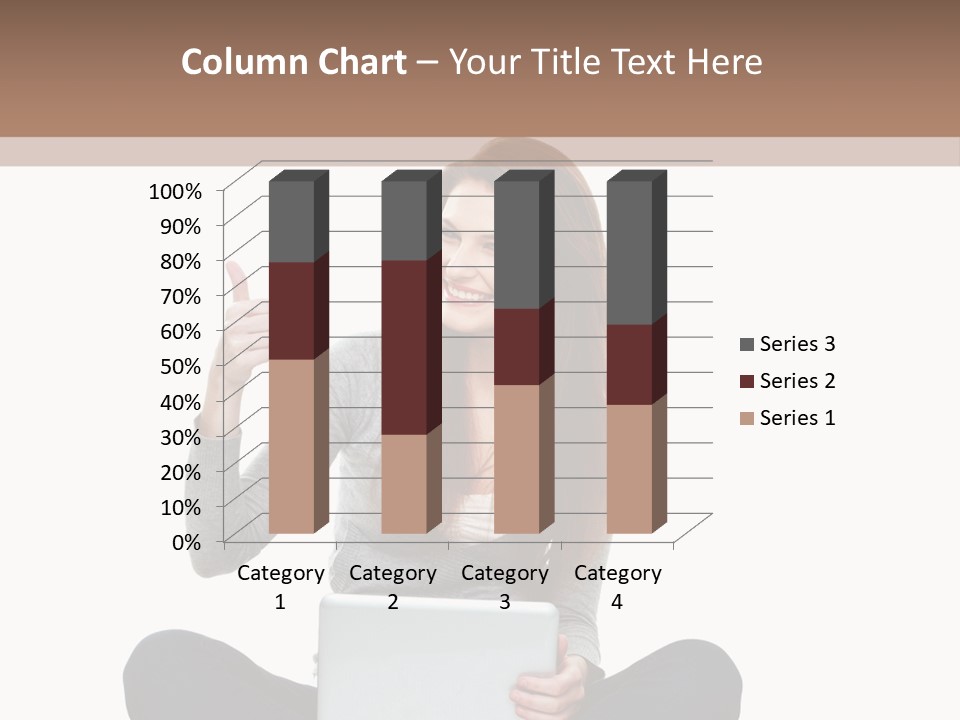 Laptop Browsing Thumbs PowerPoint Template