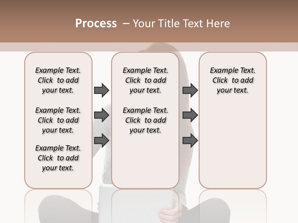 Laptop Browsing Thumbs PowerPoint Template