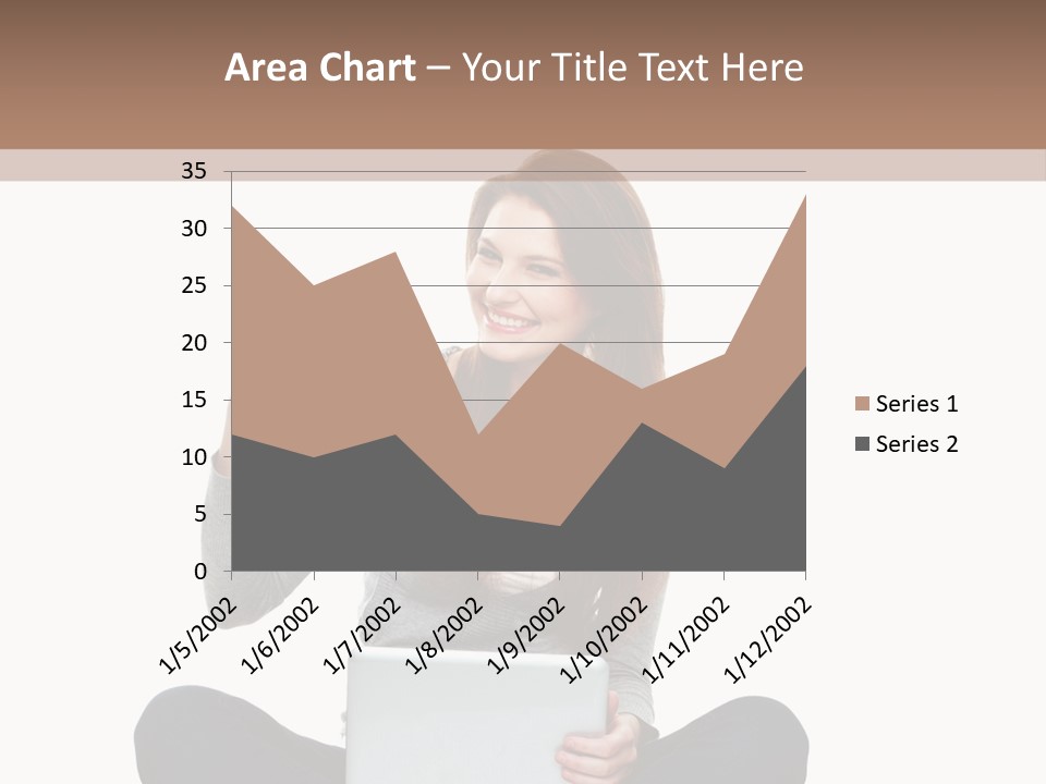 Laptop Browsing Thumbs PowerPoint Template