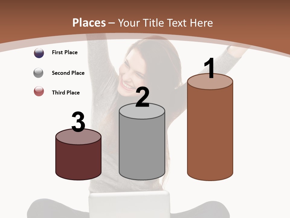 Celebration Cheerful Person PowerPoint Template