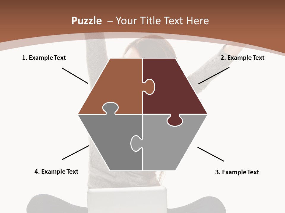 Celebration Cheerful Person PowerPoint Template