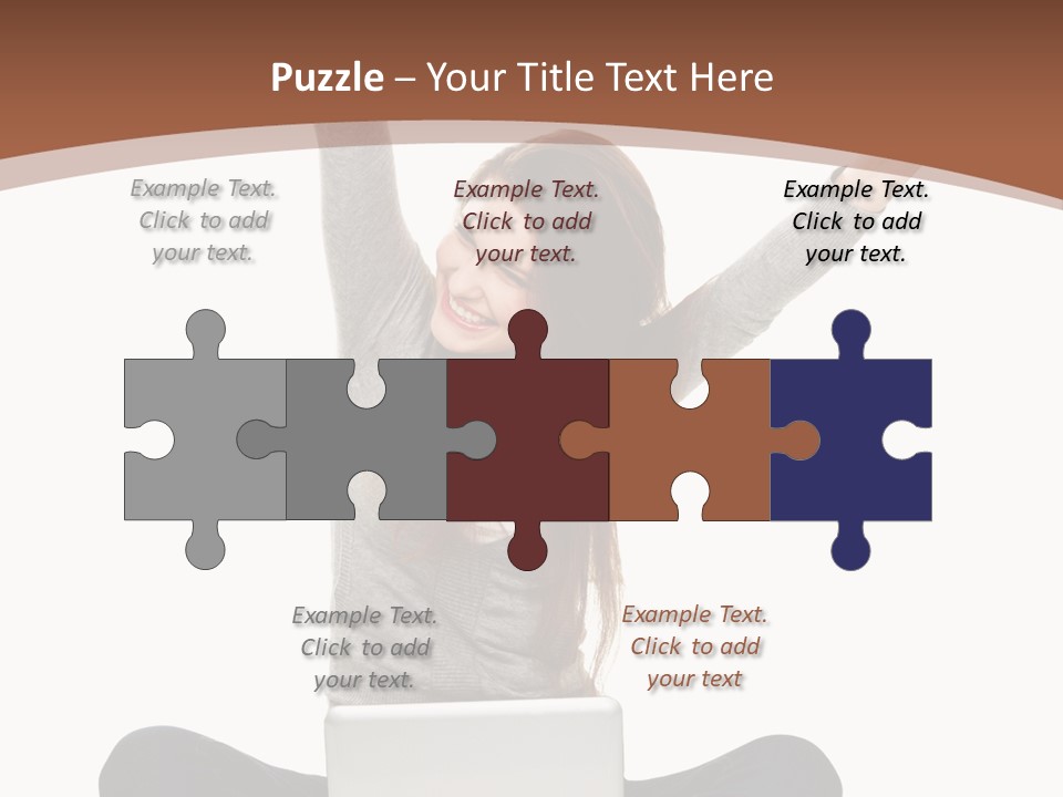 Celebration Cheerful Person PowerPoint Template