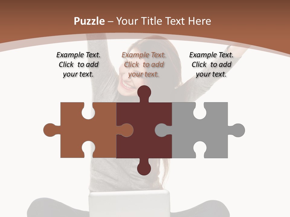 Celebration Cheerful Person PowerPoint Template