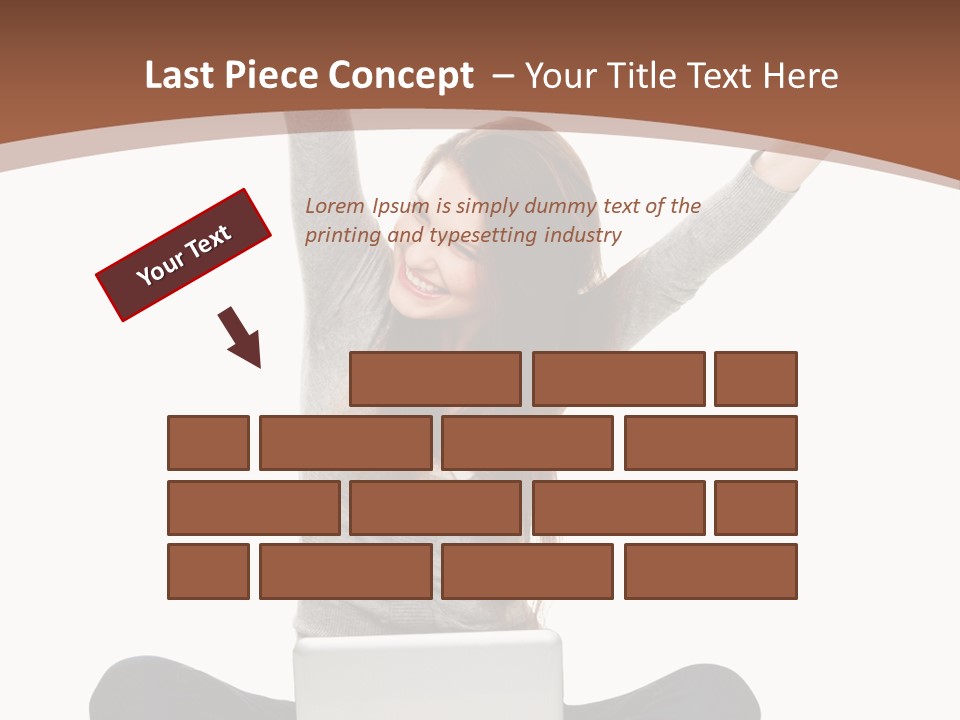 Celebration Cheerful Person PowerPoint Template