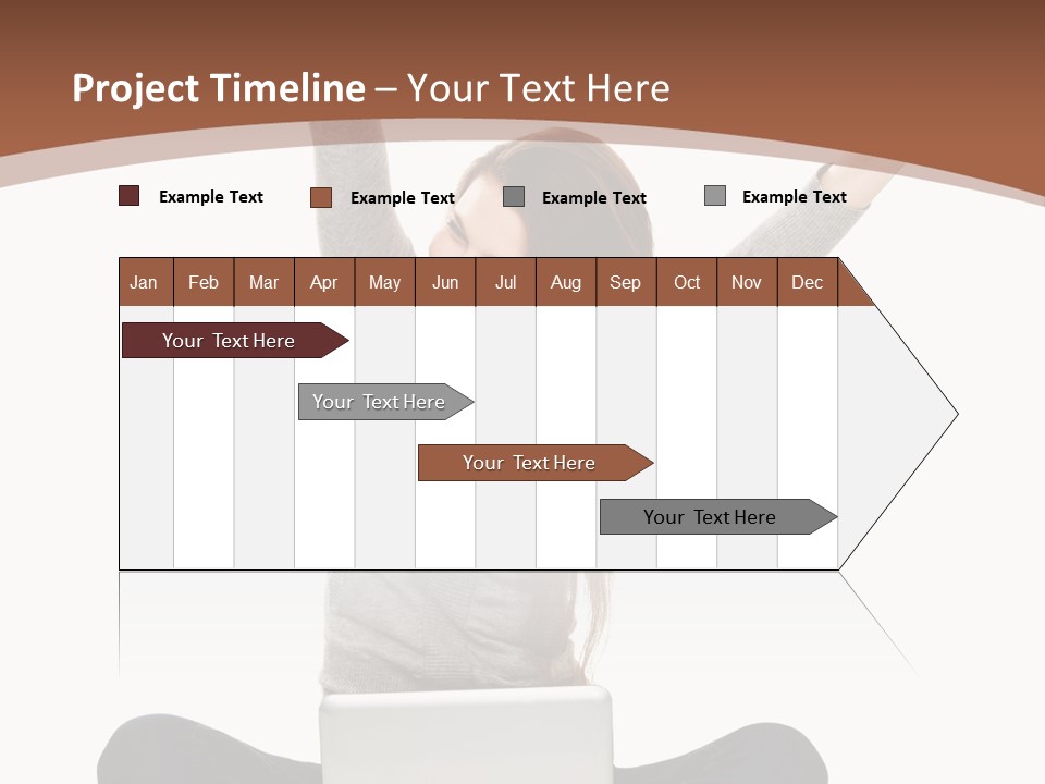 Celebration Cheerful Person PowerPoint Template