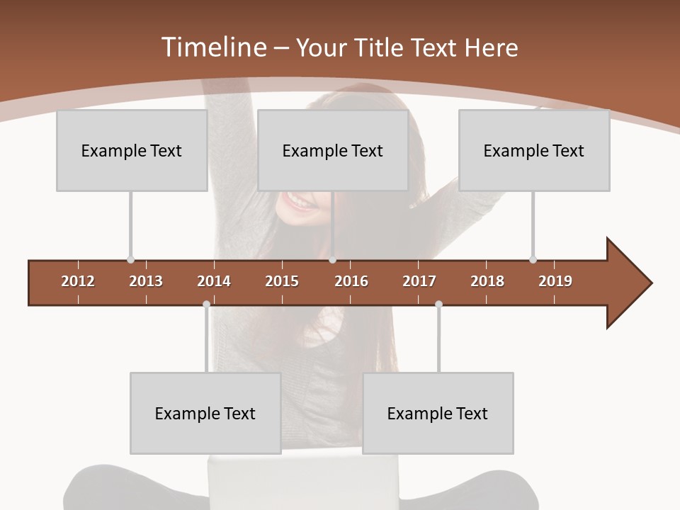 Celebration Cheerful Person PowerPoint Template