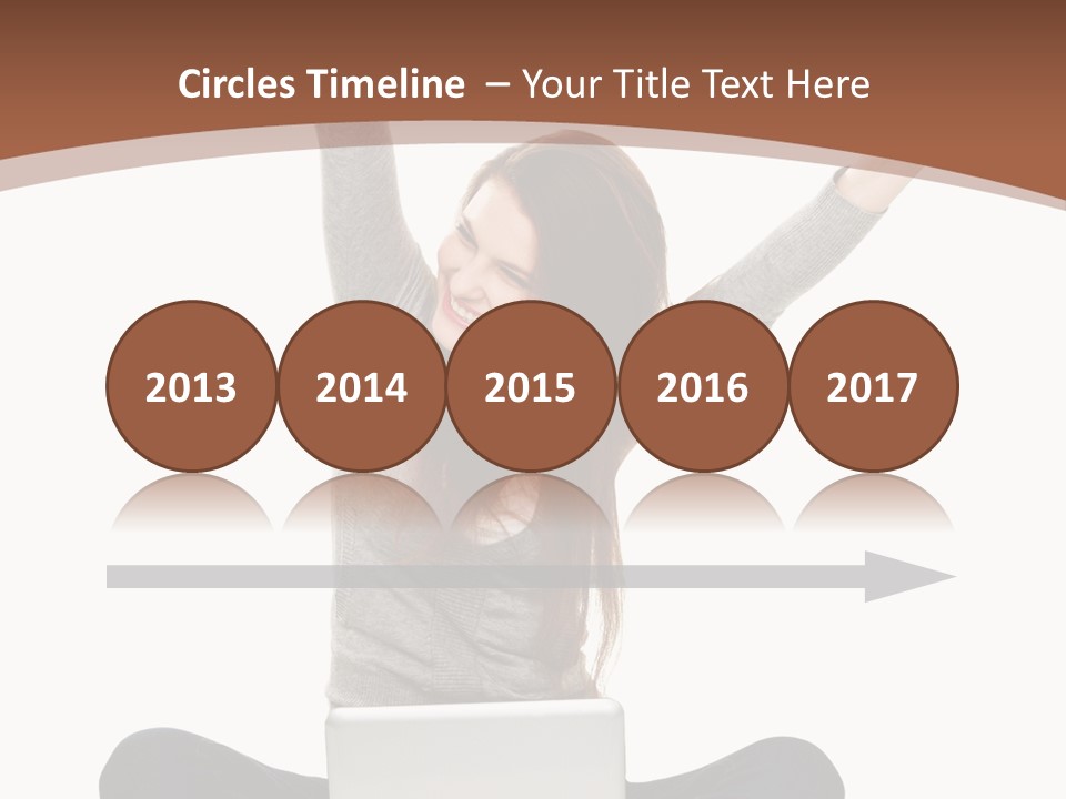 Celebration Cheerful Person PowerPoint Template