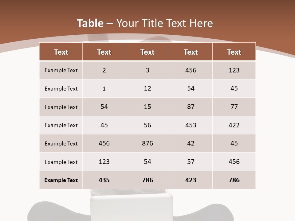 Celebration Cheerful Person PowerPoint Template