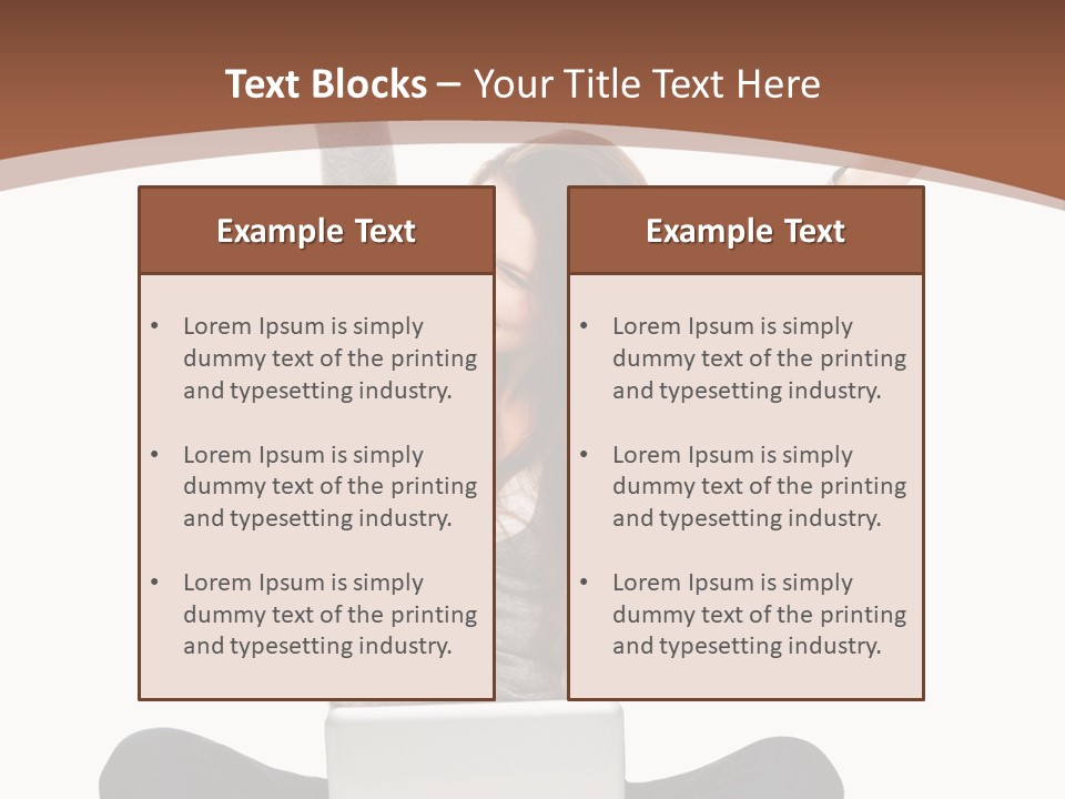 Celebration Cheerful Person PowerPoint Template