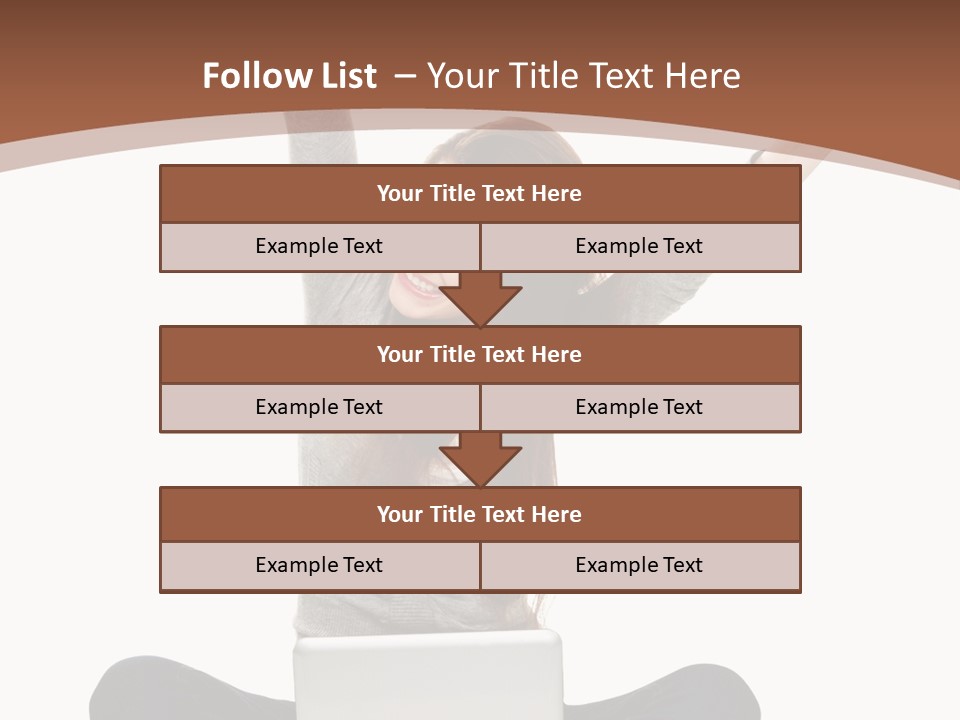 Celebration Cheerful Person PowerPoint Template