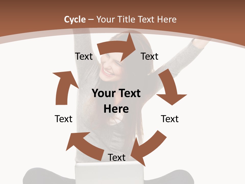 Celebration Cheerful Person PowerPoint Template