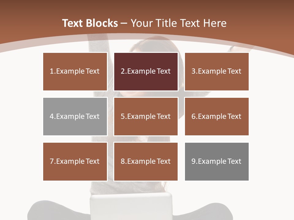 Celebration Cheerful Person PowerPoint Template