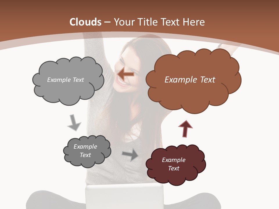 Celebration Cheerful Person PowerPoint Template