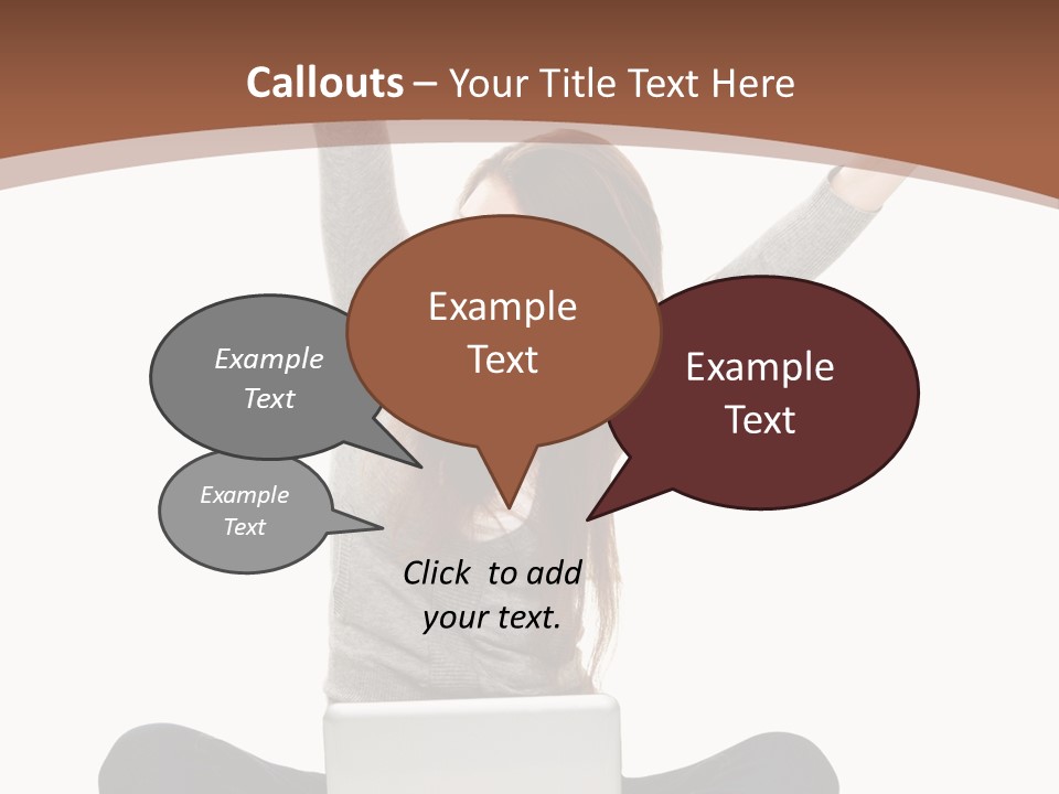 Celebration Cheerful Person PowerPoint Template