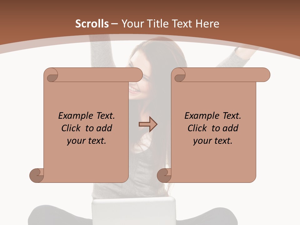 Celebration Cheerful Person PowerPoint Template