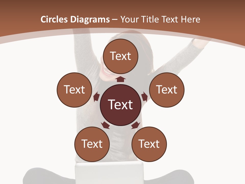 Celebration Cheerful Person PowerPoint Template