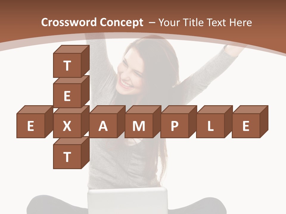 Celebration Cheerful Person PowerPoint Template