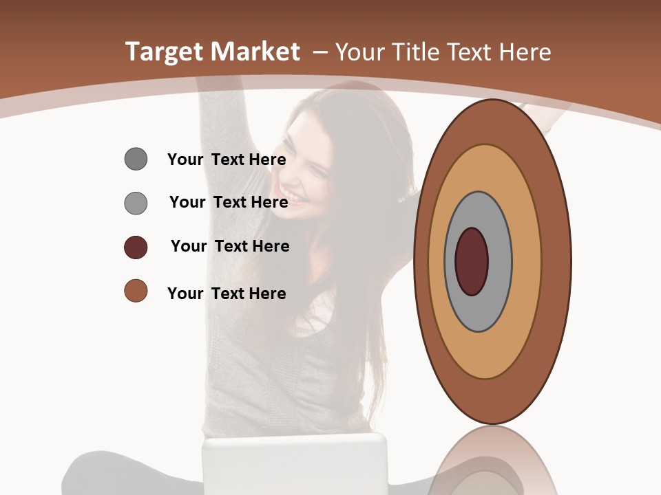 Celebration Cheerful Person PowerPoint Template