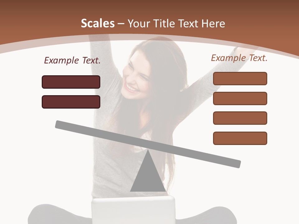 Celebration Cheerful Person PowerPoint Template