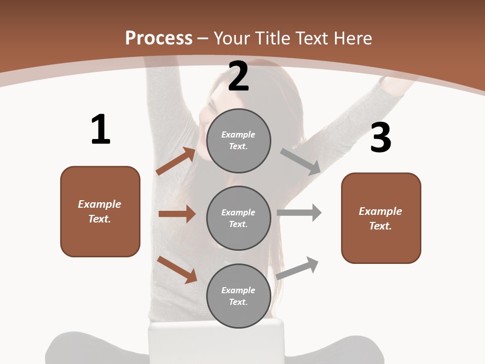 Celebration Cheerful Person PowerPoint Template