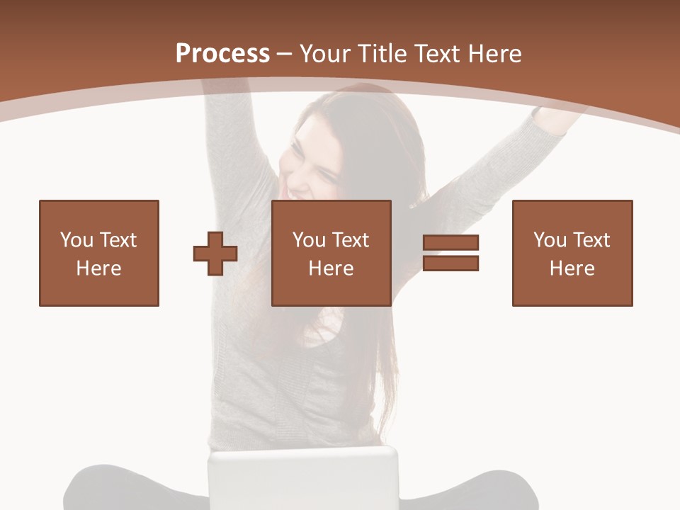 Celebration Cheerful Person PowerPoint Template