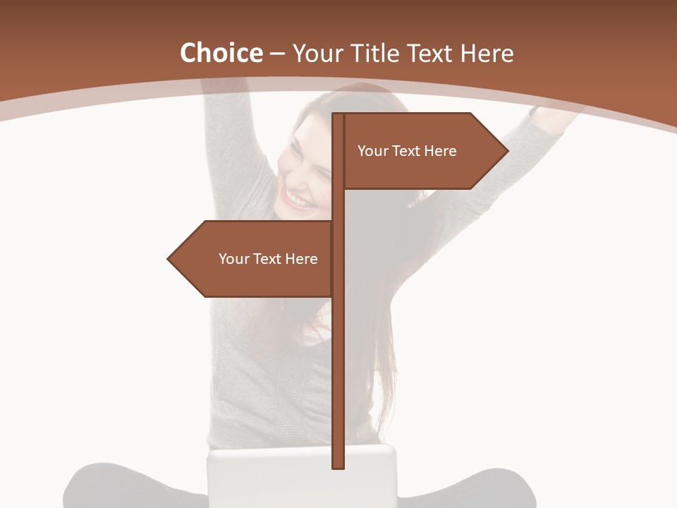 Celebration Cheerful Person PowerPoint Template