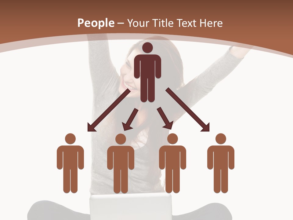 Celebration Cheerful Person PowerPoint Template