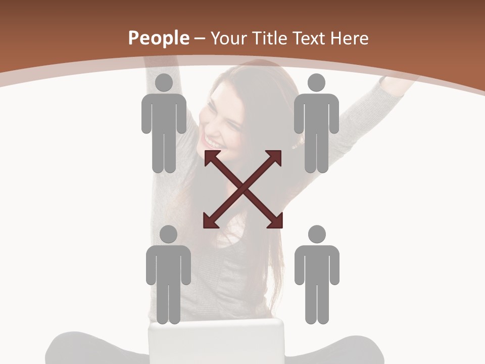 Celebration Cheerful Person PowerPoint Template