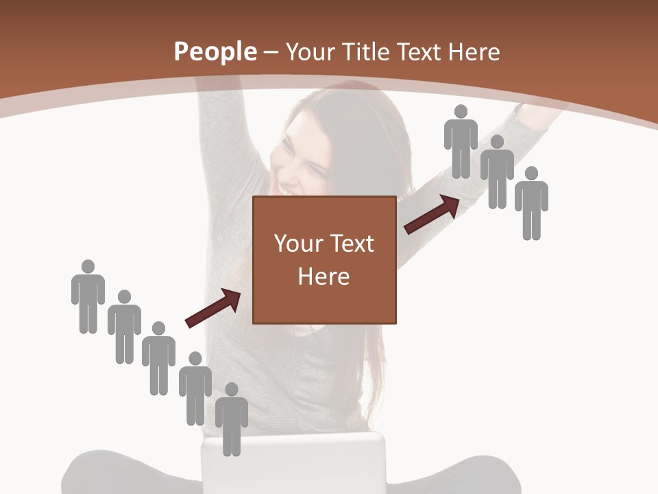 Celebration Cheerful Person PowerPoint Template