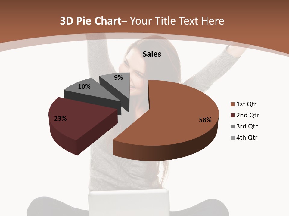 Celebration Cheerful Person PowerPoint Template