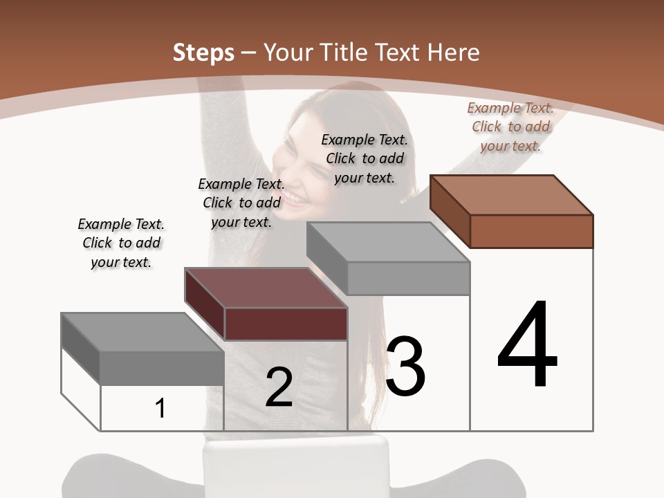 Celebration Cheerful Person PowerPoint Template