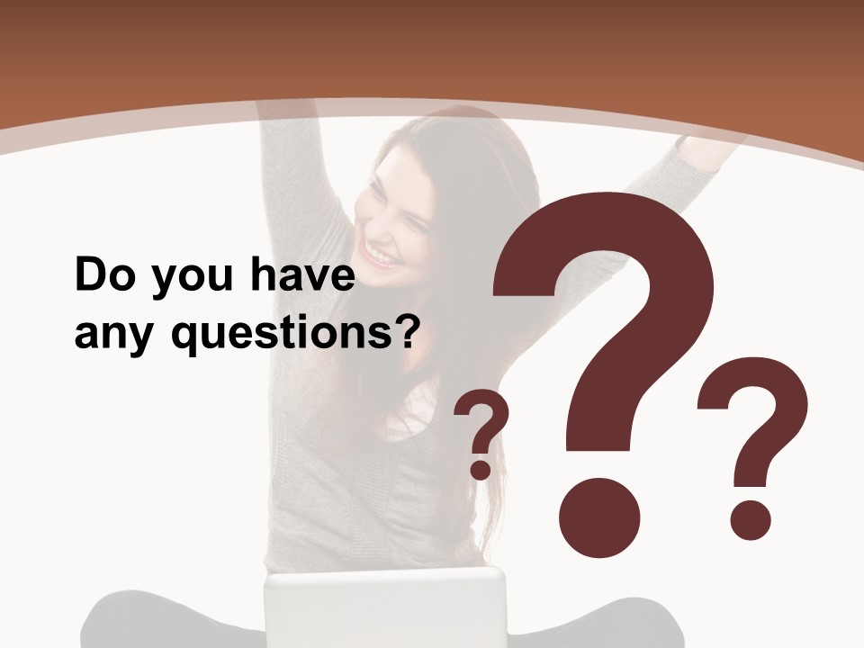 Celebration Cheerful Person PowerPoint Template