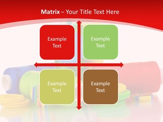 Roll Embroidery Object PowerPoint Template