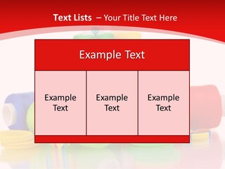 Roll Embroidery Object PowerPoint Template