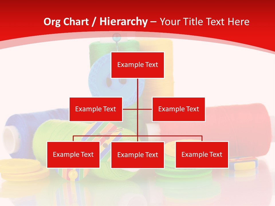 Roll Embroidery Object PowerPoint Template