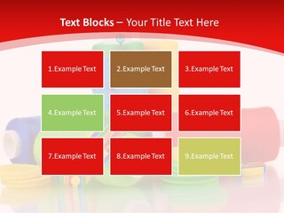 Roll Embroidery Object PowerPoint Template