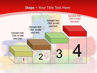Roll Embroidery Object PowerPoint Template