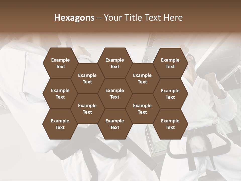 Exercise Foot Karate PowerPoint Template