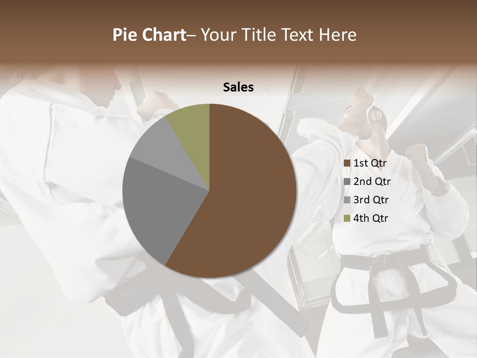 Exercise Foot Karate PowerPoint Template