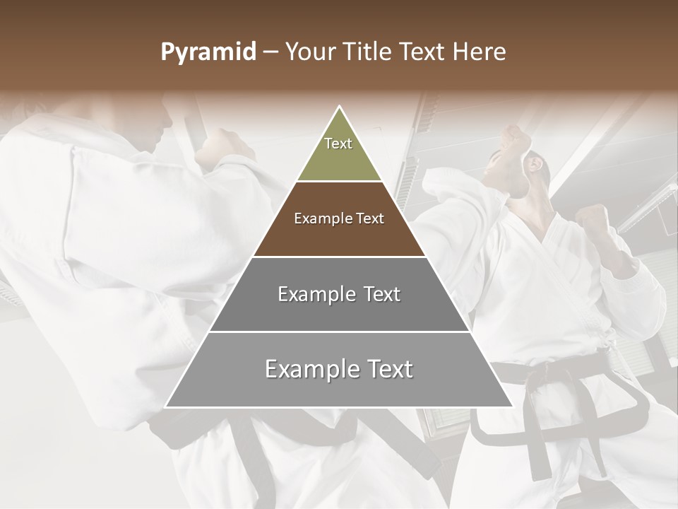 Exercise Foot Karate PowerPoint Template